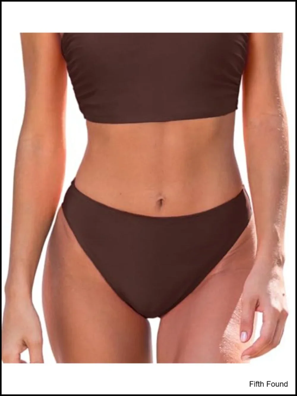 Mid Rise Modest Coverage Swim Bottom Mix & Match Smooth Stretch Fabric Fully